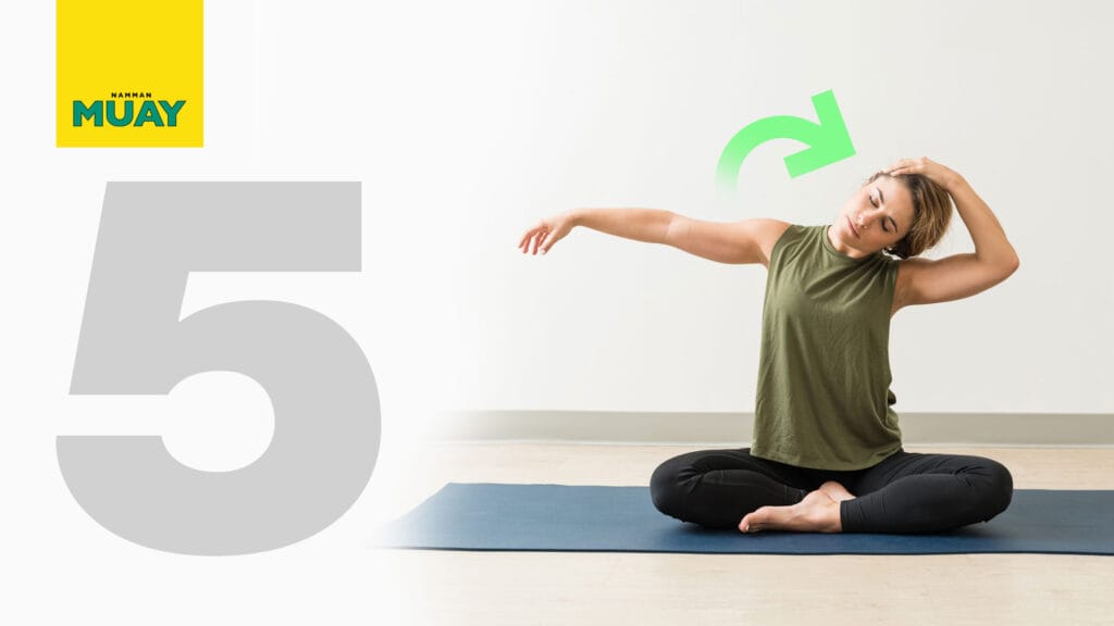 5 rozciągań na sztywną szyję