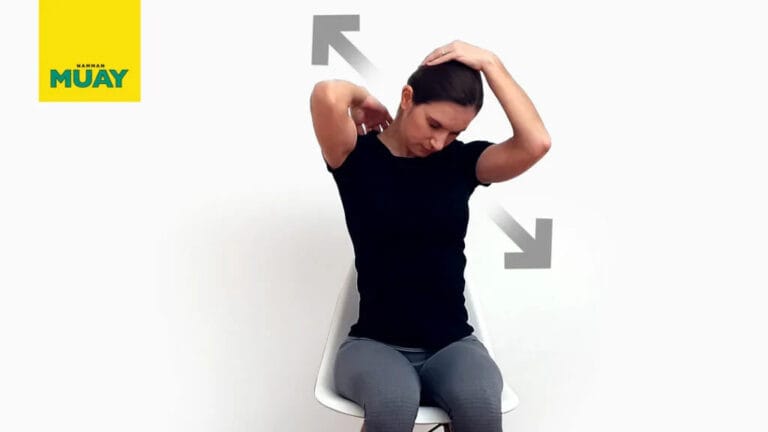 Rozciąganie mięśnia dźwigacza łopatki