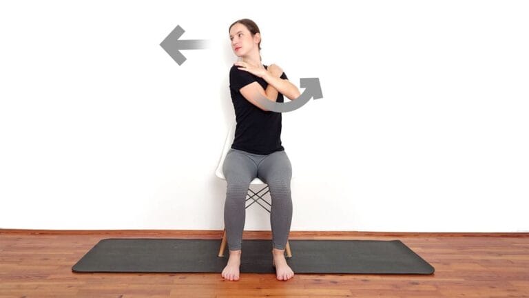 Rotacja szyi z przeciwstronną rotacją piersiową