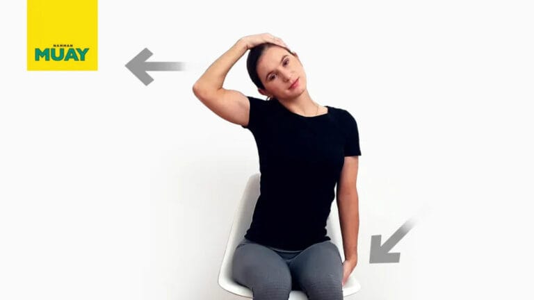 Rozciąganie górnej części mięśnia czworobocznego